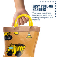 Norty Waterproof Rubber Rain Boots for Kids