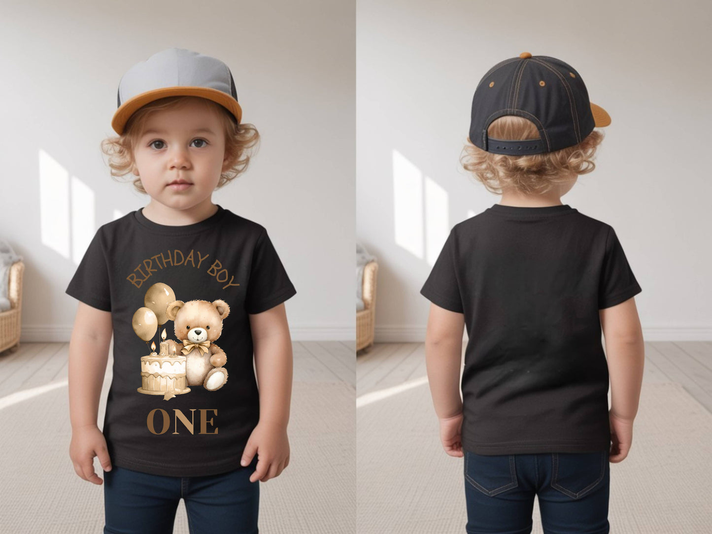 Kids Birthday Tees - Birthday Boy Bear One