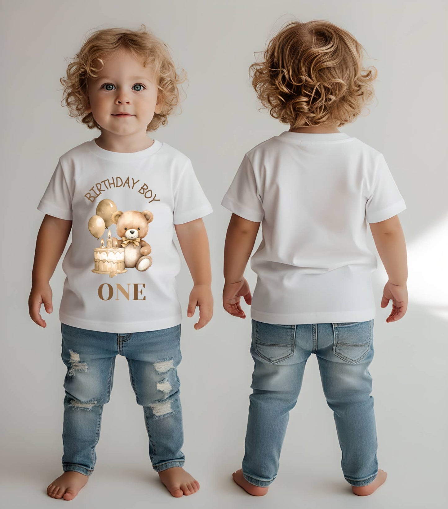 Kids Birthday Tees - Birthday Boy Bear One