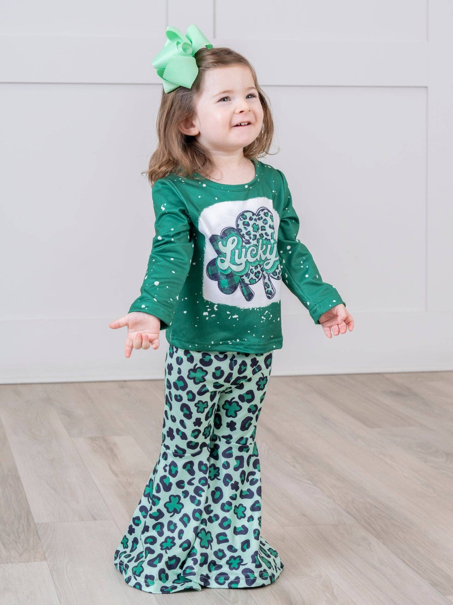 Lucky Leopard Bell Bottom Outfit