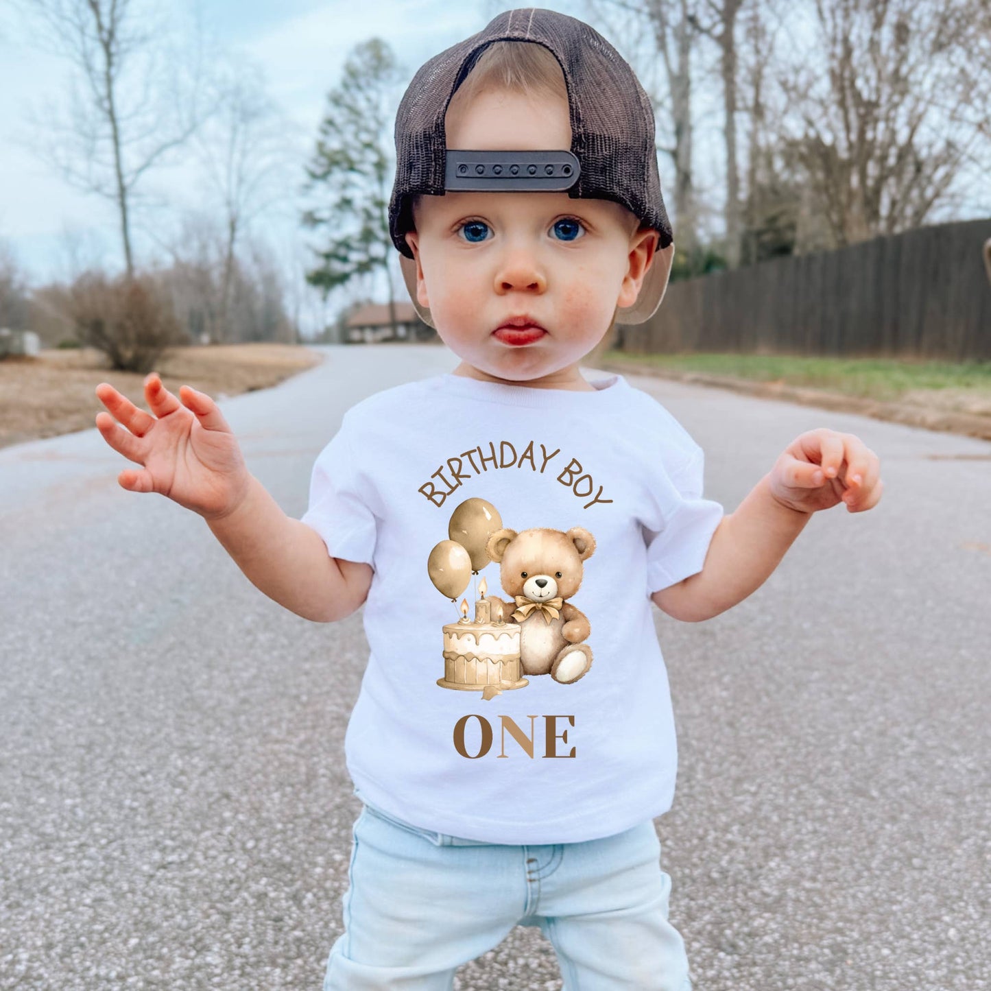 Kids Birthday Tees - Birthday Boy Bear One