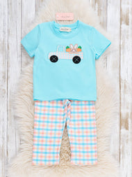 Bunny’s Carrot Delivery Embroidered Outfit