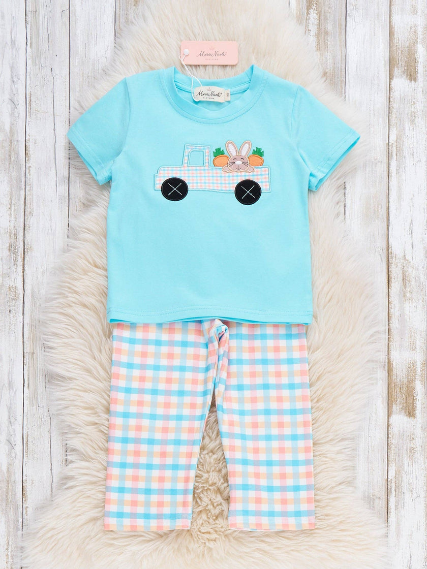 Bunny’s Carrot Delivery Embroidered Outfit