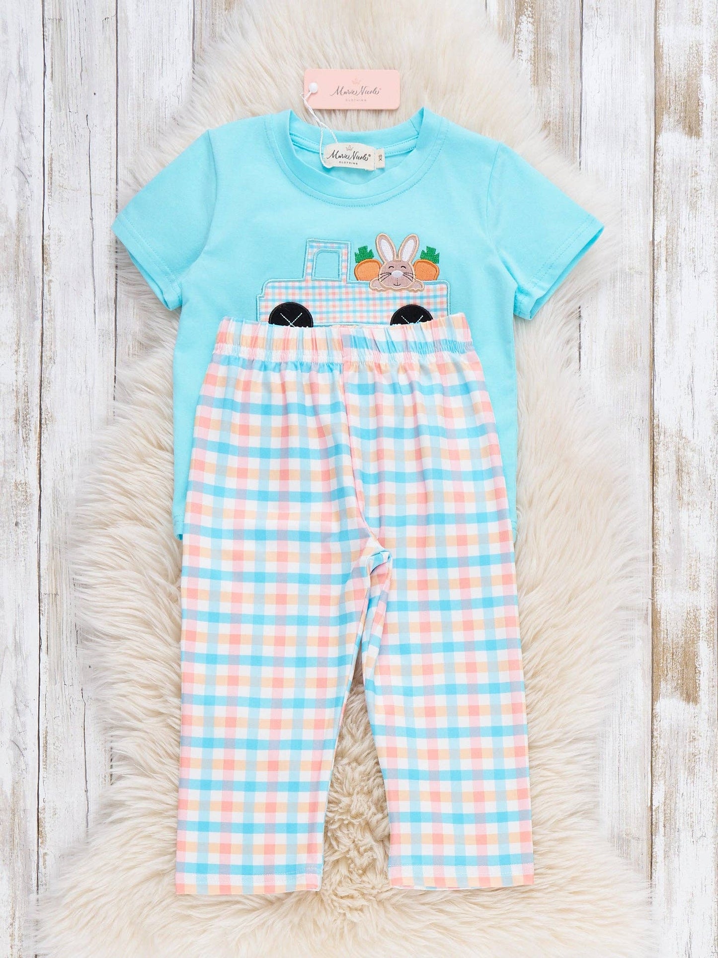 Bunny’s Carrot Delivery Embroidered Outfit