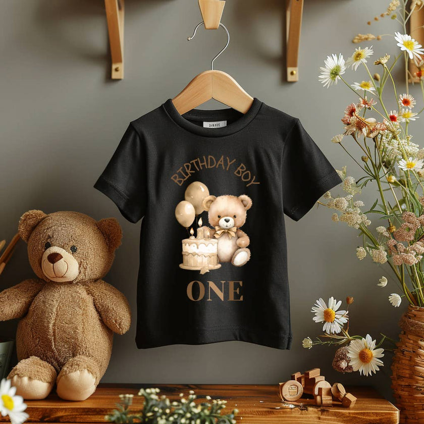 Kids Birthday Tees - Birthday Boy Bear One