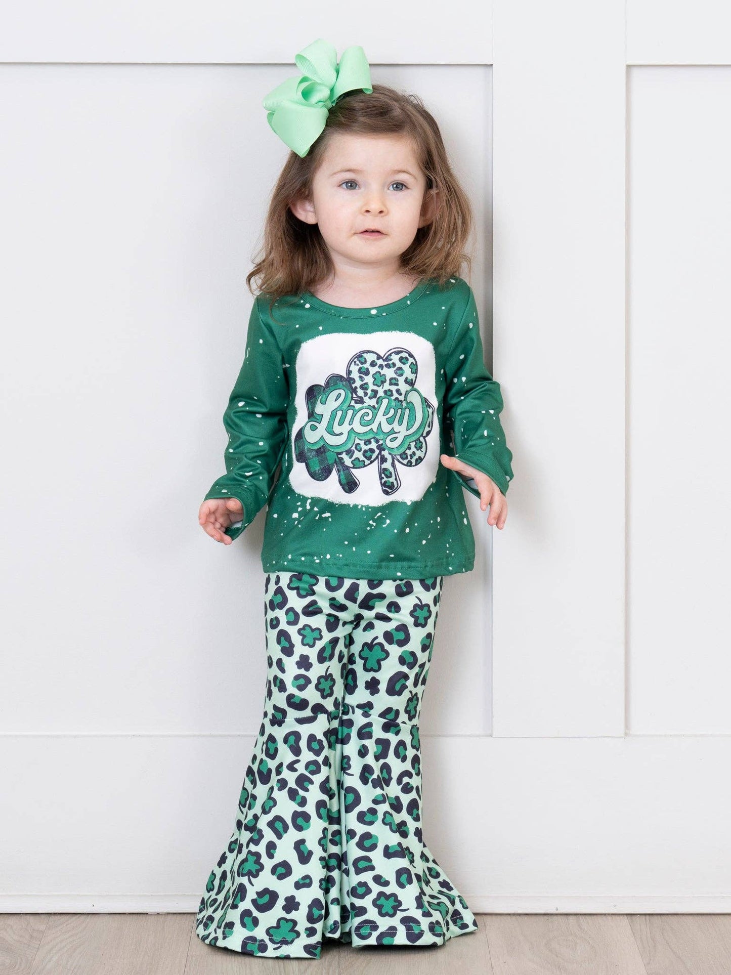 Lucky Leopard Bell Bottom Outfit