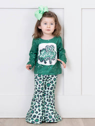 Lucky Leopard Bell Bottom Outfit