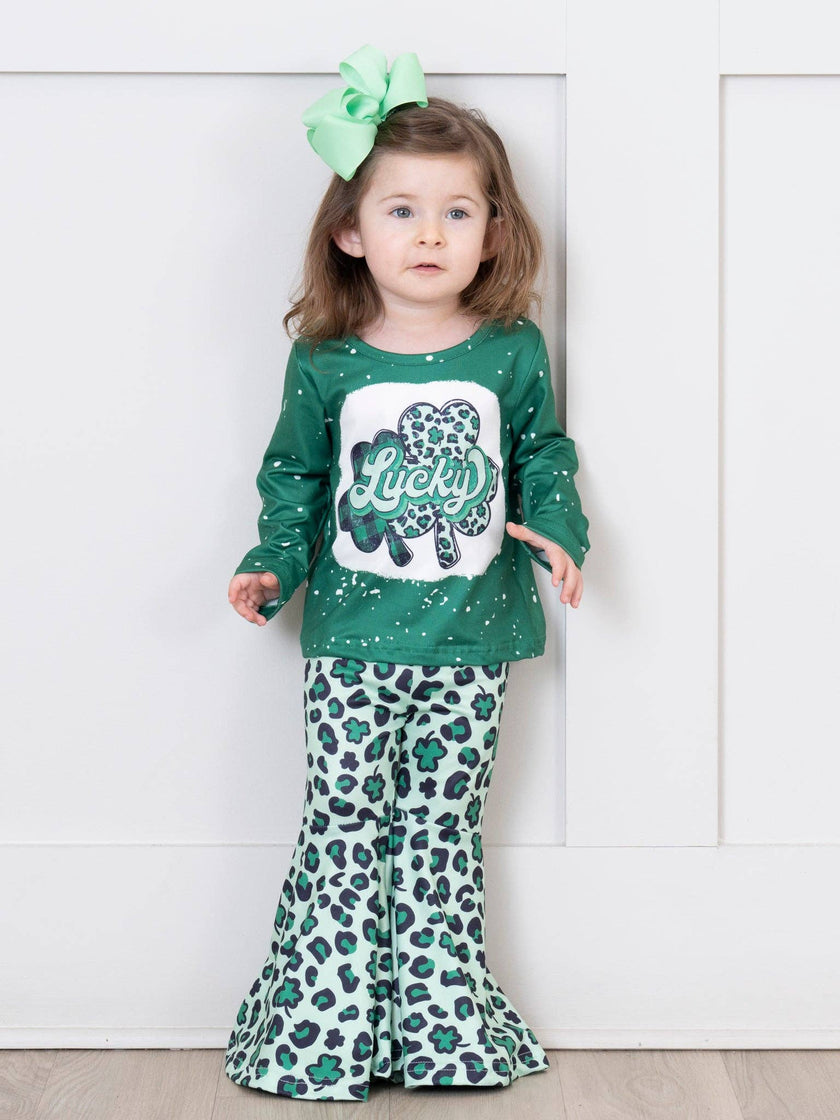 Lucky Leopard Bell Bottom Outfit