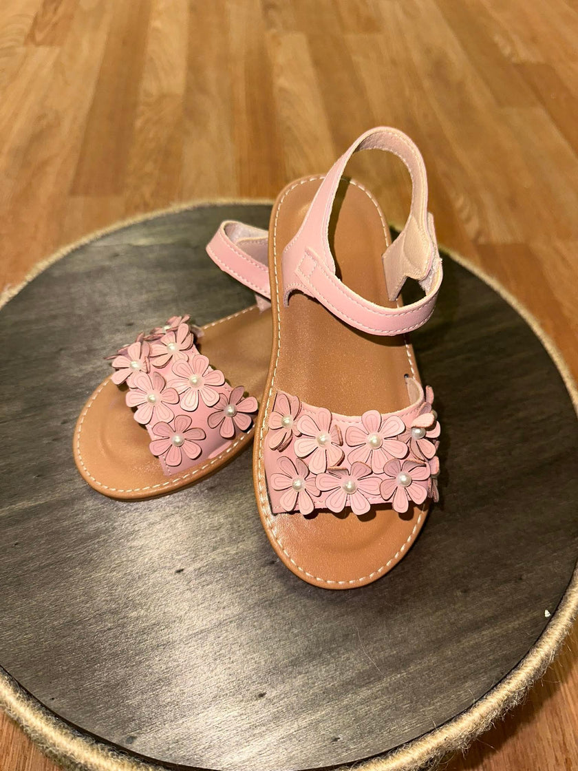 Pink Flower Sandals